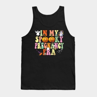 In my Sppoky Pregnancy Era Funny Halloween Tank Top